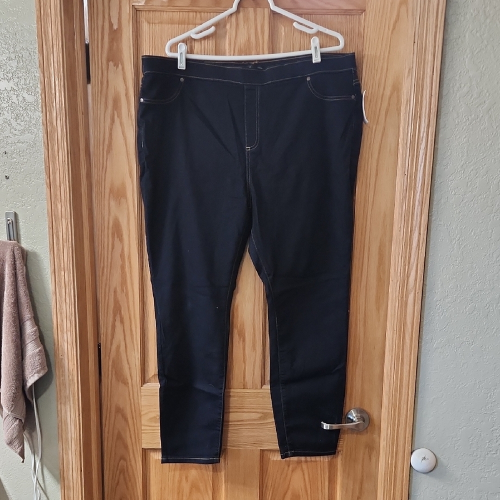 Black Denim Jeggings